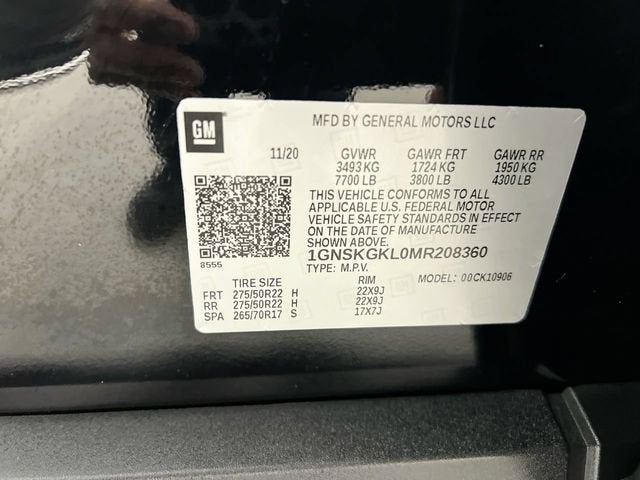 2021 Chevrolet Suburban High Country