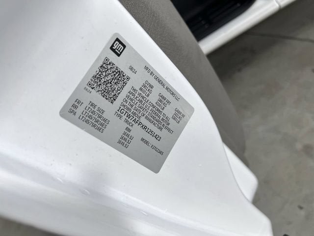 2024 GMC Savana Cargo 2500 Work Van