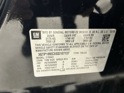2016 GMC Sierra 1500 SLE