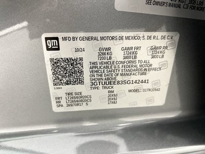 2025 GMC Sierra 1500 AT4