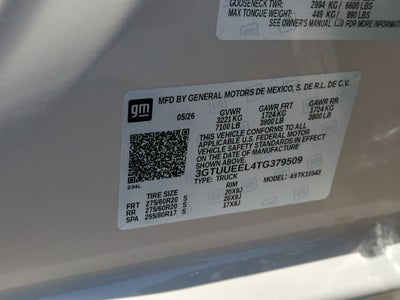 2026 GMC Sierra 1500 AT4