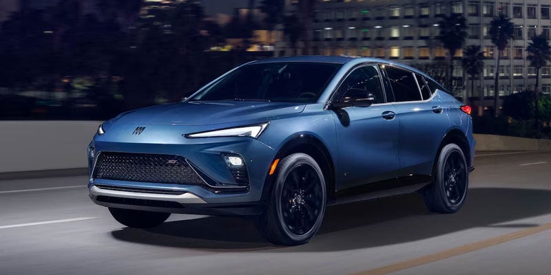 Buick SUV at night