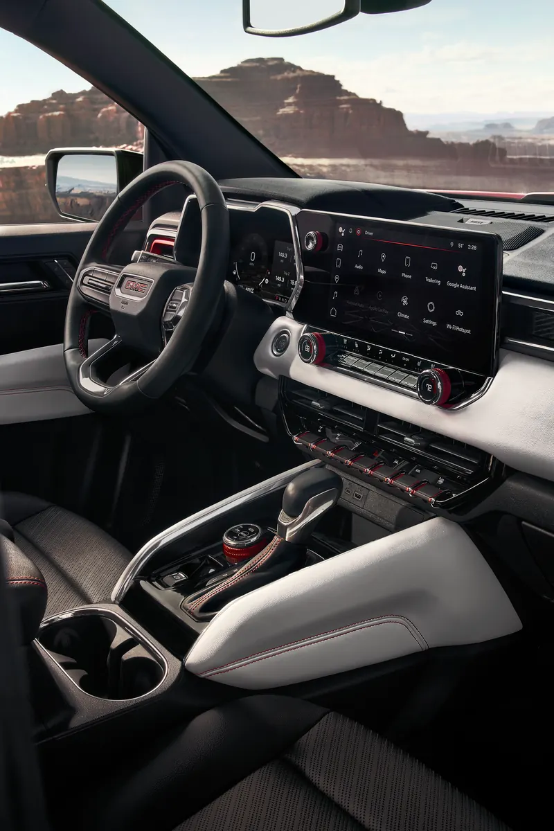 2026 GMC Canyon infotainment system at Dutton Buick GMC in RIVERSIDE CA