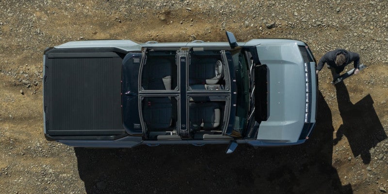 Open roof view