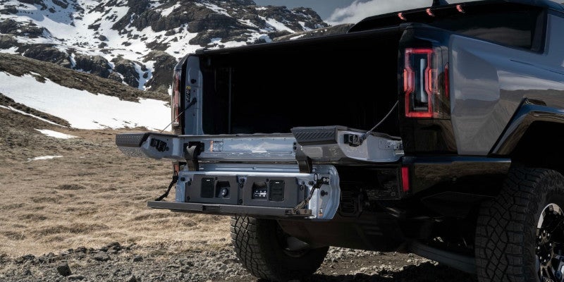 Tailgate detail