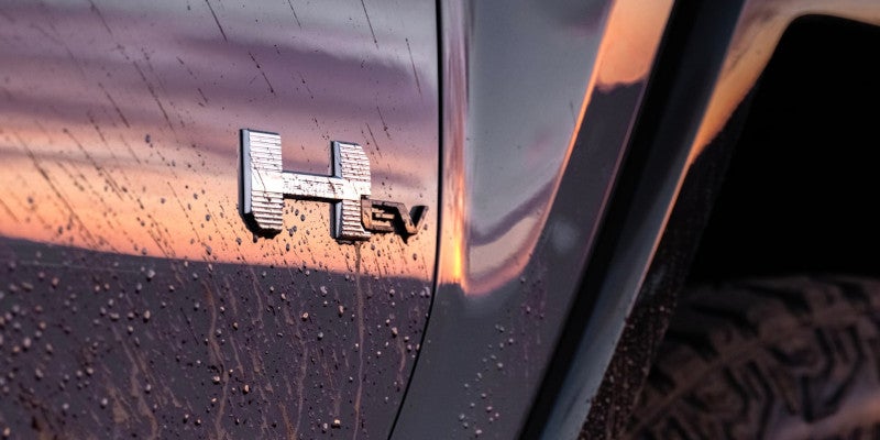 Hummer EV badge