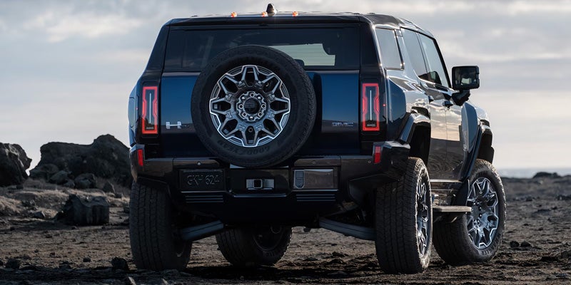 Hummer EV rear view