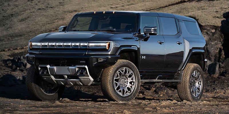 Black Hummer EV
