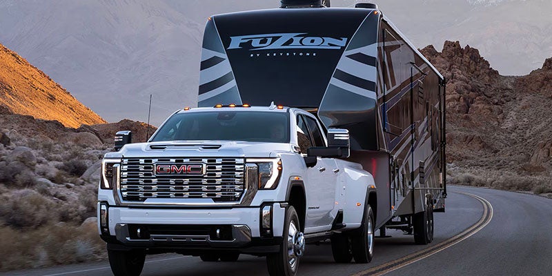 GMC towing trailer