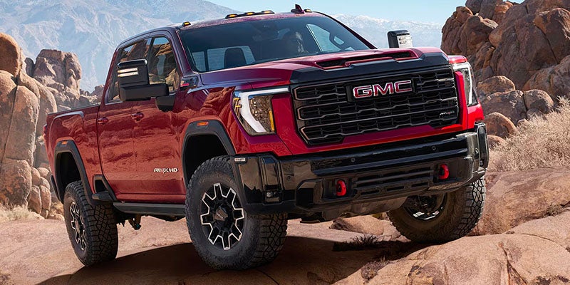 Red GMC AT4 HD