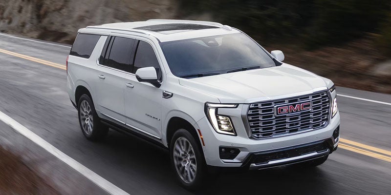 White GMC Yukon