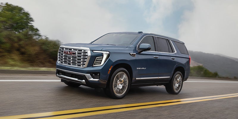 Blue GMC Yukon