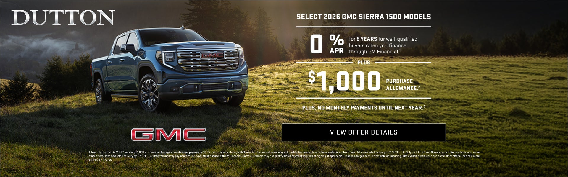 2026 GMC Sierra Models
