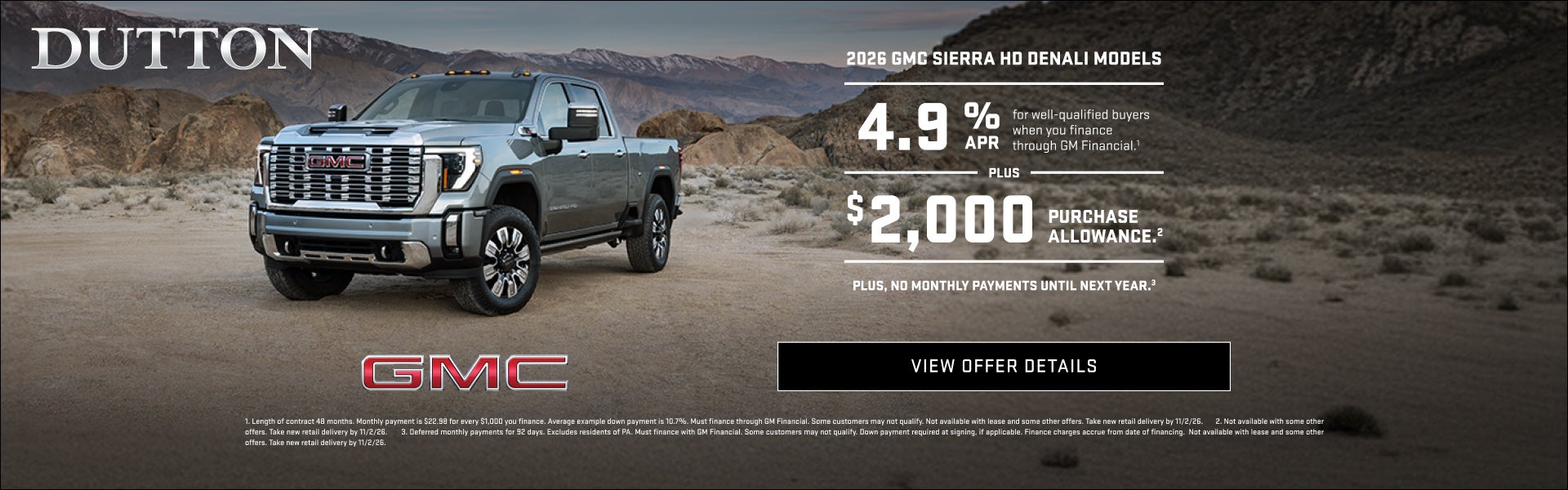 2026 GMC Sierra HD Denali