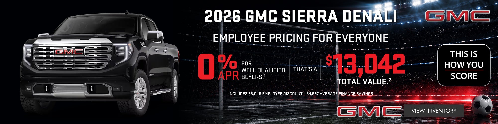 2026 Sierra Denali 0% APR