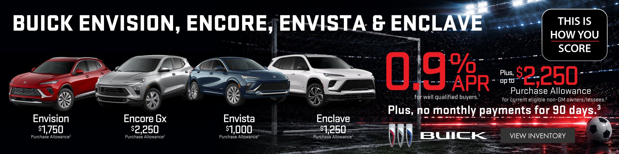 Buick Models 0.9% APR