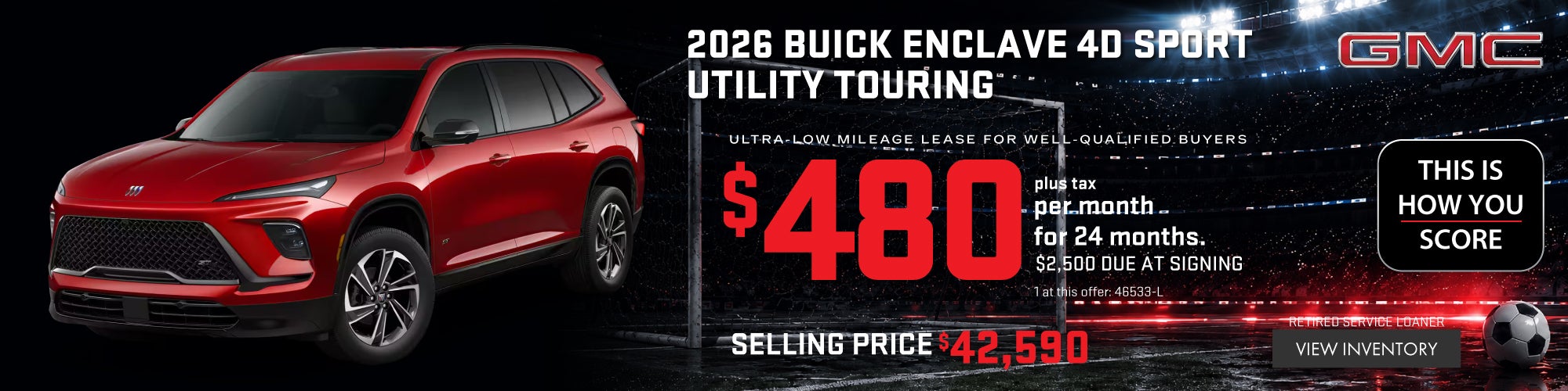 2026 Buick Enclave $ / mo558