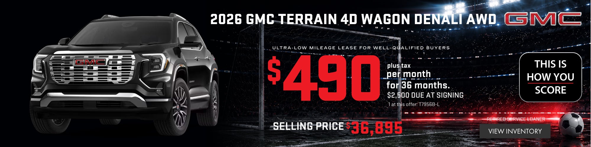 2026 GMC Terrain $485 / mo