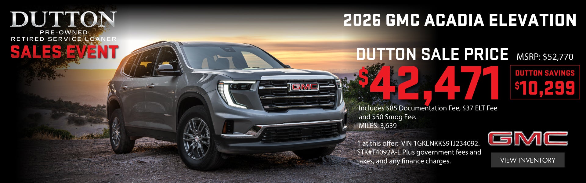 2026 GMC ACADIA